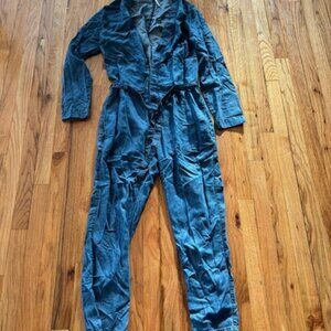 Free People Blue Jumpsuit
